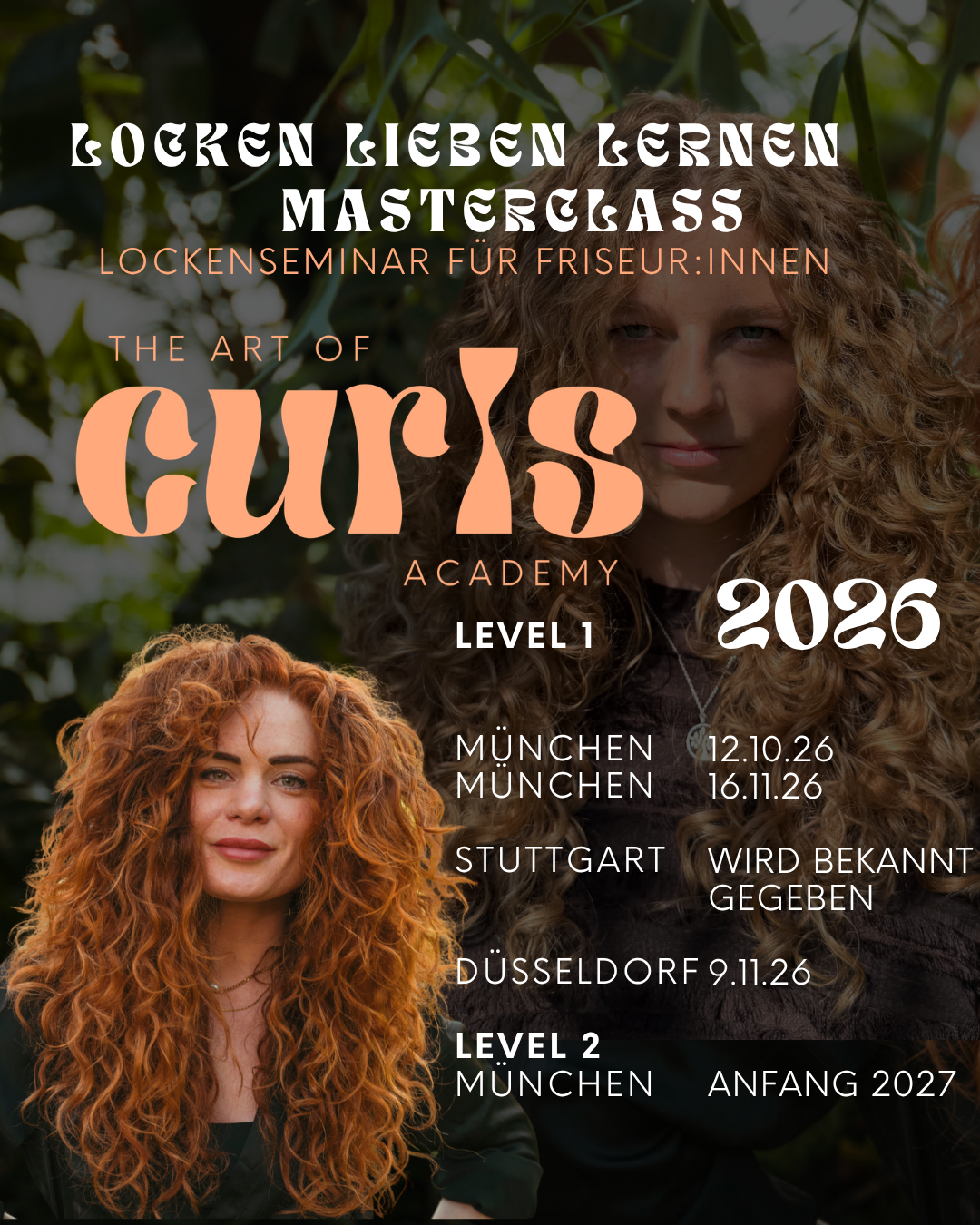 2026 „The Art of Curls“ Masterclass - ON TOUR