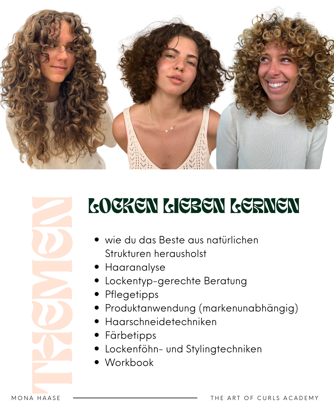 „The Art of Curls“ Masterclass - ON TOUR