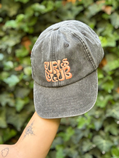 Curls Club Vintage Cap - Apricot on Top